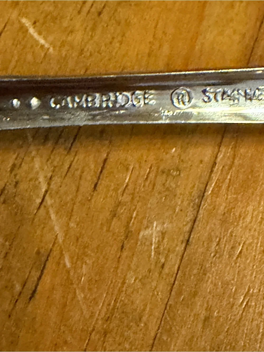 Cambridge Stainless Set of 10 Cocktail Seafood Appetizer Forks Fleur de Lis 6”